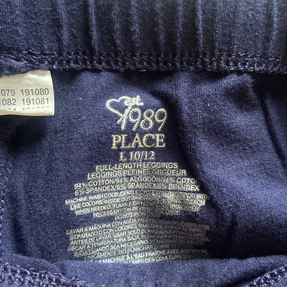 GIRLS SOFT NAVY LEGGINGS!
